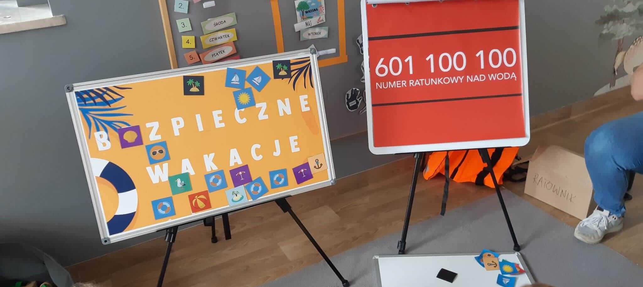 Bezpieczne wakacje – nauka w przedszkolu