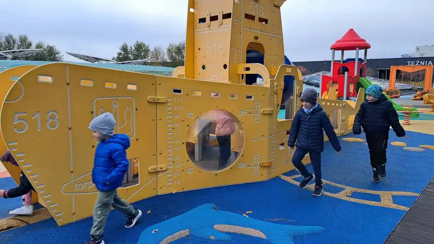 Plac zabaw na dachu Galerii Północnej