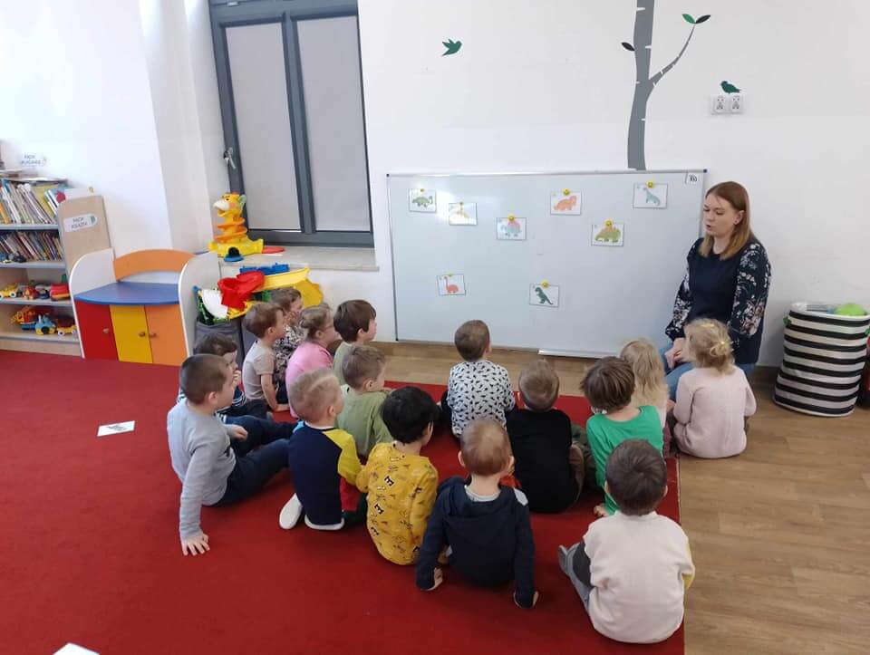 Dzień dinozaura w przedszkolu w Legionowie Dzień dinozaura w przedszkolu w Legionowie