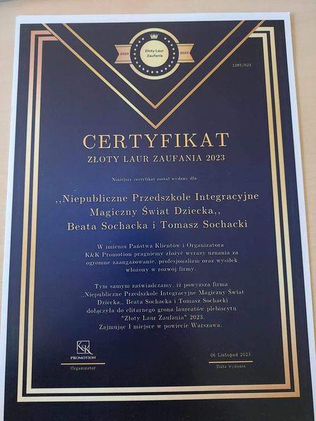 Magiczny Świat Dziecka nagrodzone za 2023 rok — zdjęcie z wydarzenia
