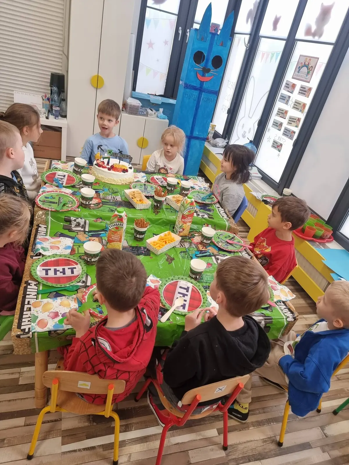 Urodzinowe przyjęcie w klimacie Minecrafta